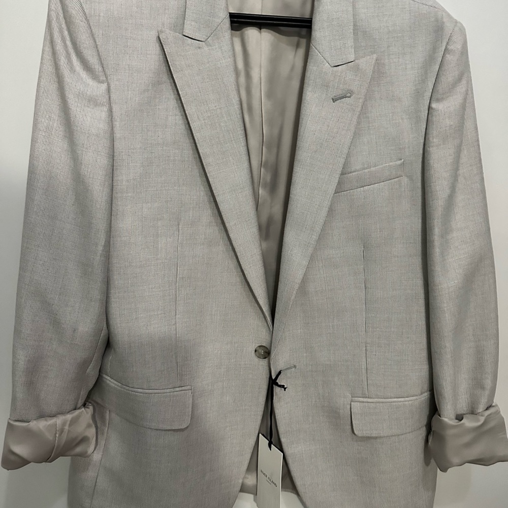 River Island Light Grey Blazer